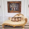 Elegance Chaise Lounge Gold Gilt – Luxury Handcrafted Rococo Masterpiece