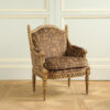 Carved Louis Sofa: Louis XVI Giltwood Armchair Premium