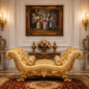Zeus 87 Royal Chaise Lounge – 100% Premium Rococo Luxury