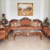 Premium Classic Sofa Set 1 Set Jepara Teak Carved Collection