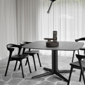 Premium Modern Black Dining Table Set – 4 Scandinavian Chairs 10 1 14