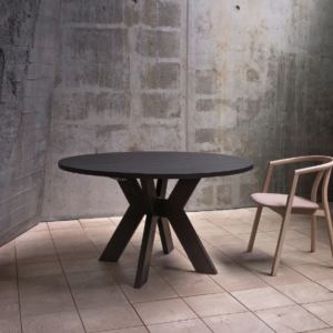 Premium Round Dining Table – 4‑Seater Modern Solid Wood Set 10 1 16