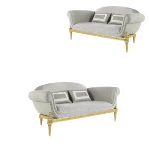 Premium Enigma Jumbo Sofa Two Seat – 100% Carved Wood Base 9 3 1