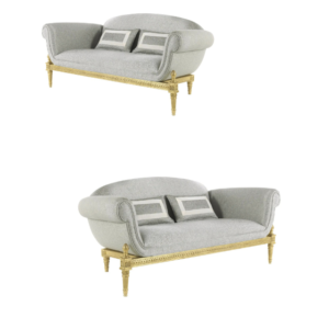 Premium Enigma Jumbo Sofa Two Seat – 100% Carved Wood Base 8 4 1