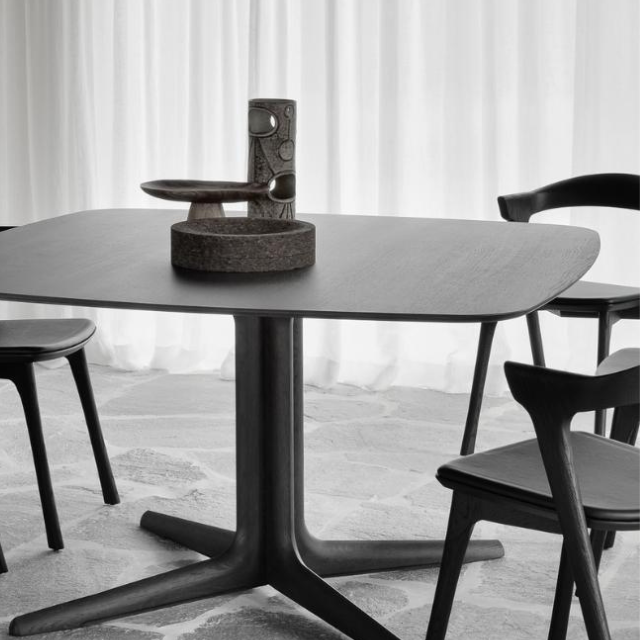 Premium Modern Black Dining Table Set – 4 Scandinavian Chairs 7 4 14