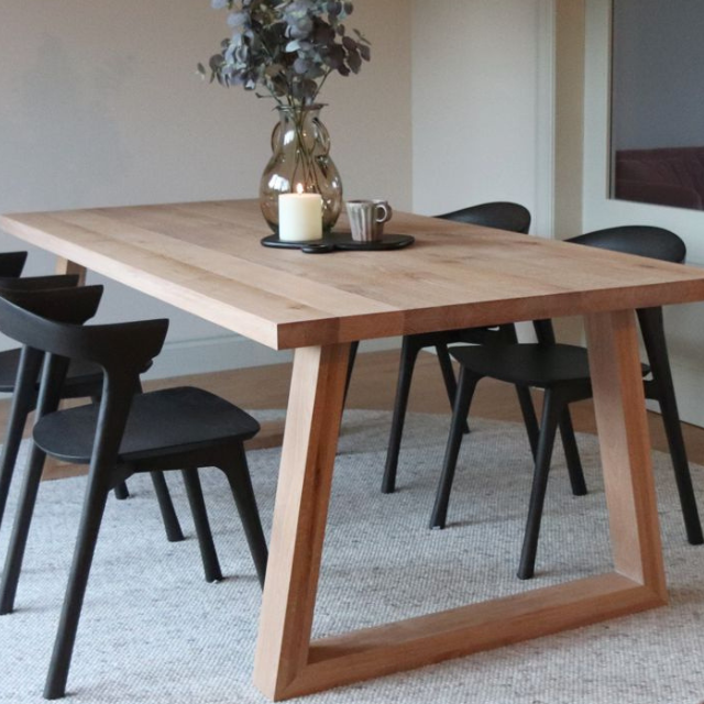 Premium Solid Wood Dining Table 7 4 4