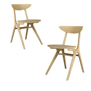 Premium Scandinavian Dining Chair – Natural Oak Finish Top Choice 15 4 7