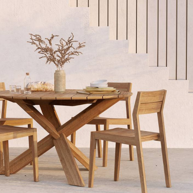 Premium Indonesian Wooden Dining Set – 1 Complete Set 7 4 8