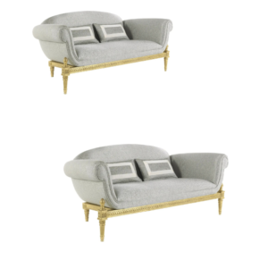 Premium Enigma Jumbo Sofa Two Seat – 100% Carved Wood Base 11 5 1