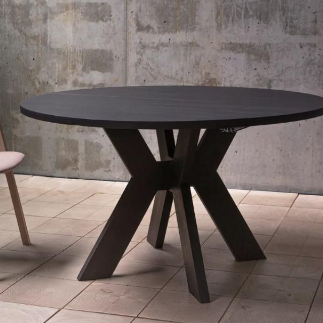 Premium Round Dining Table – 4‑Seater Modern Solid Wood Set 2 5 16
