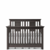 Premium Baby Crib 1 Set – Solid Wood Classic Dark Finish Premium Baby Crib 1 Set – Solid Wood Classic Dark Finish