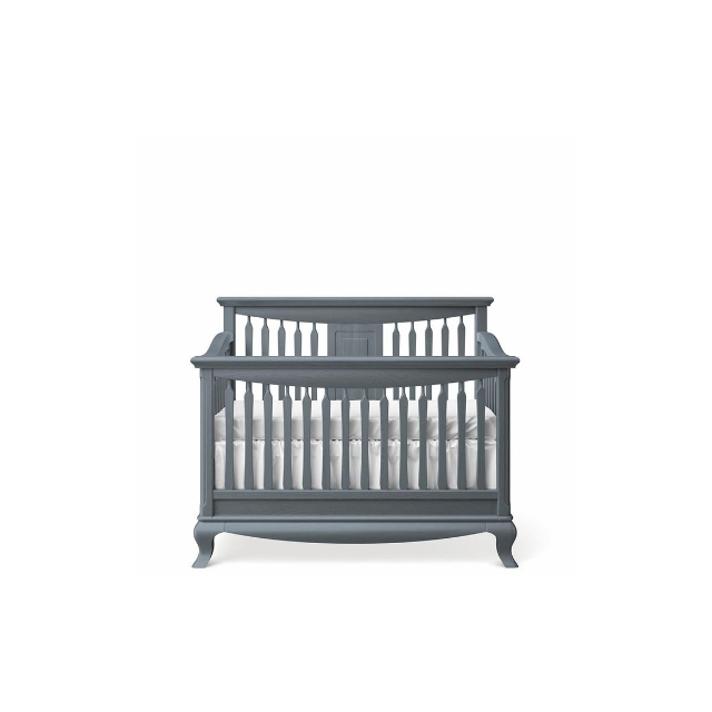 Premium Traditional Wooden Baby Crib with Decorative Spindles – 1 Set 3 1 17