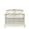 Premium Wooden Baby Crib 1-Piece Classic Curved Rail Nursery Bed Premium Wooden Baby Crib 1-Piece Classic Curved Rail Nursery Bed