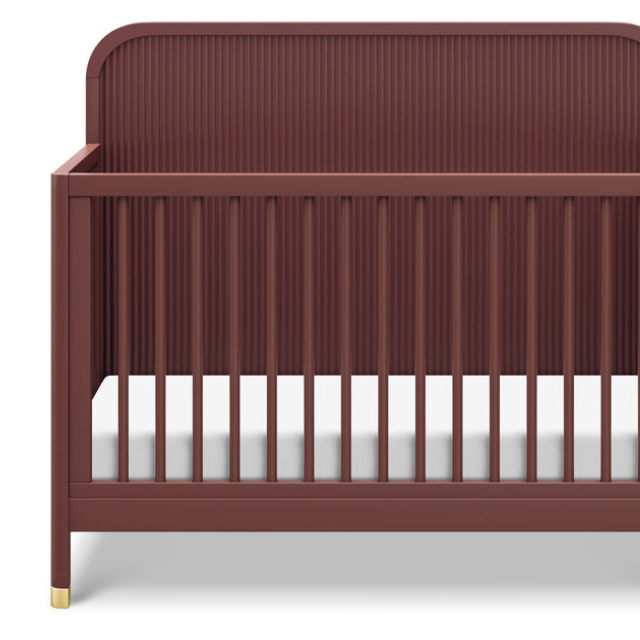 Premium Wooden Baby Crib with Elegant Details – 1 Set 4 2 21