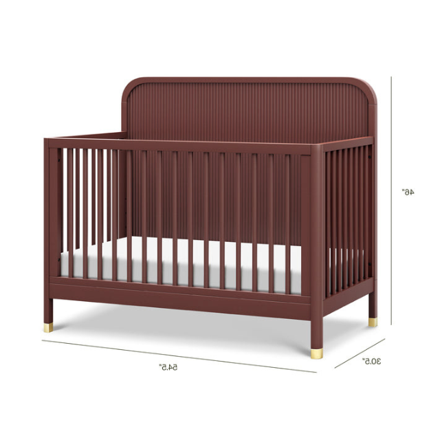 Premium Wooden Baby Crib with Elegant Details – 1 Set 6 4 21