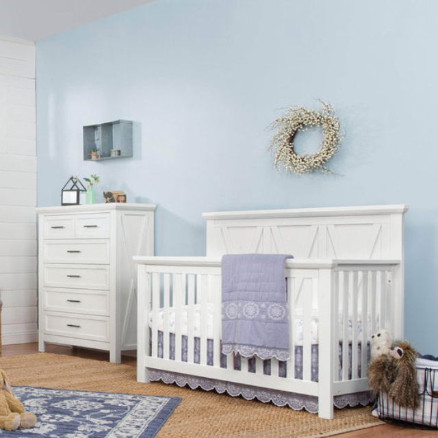 Premium Wooden Baby Crib – Minimalist 1 Set 6 4 22
