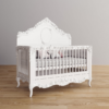 Premium Luxury baby crib 1 Piece with Elegant Classic Carved Design Premium Luxury baby crib 1 Piece with Elegant Classic Carved Design