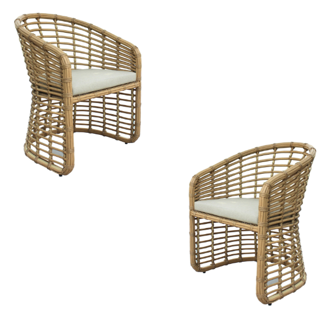 Premium Garden Chair 1-Piece Rattan Wicker – Luxury Quality 2 5 2